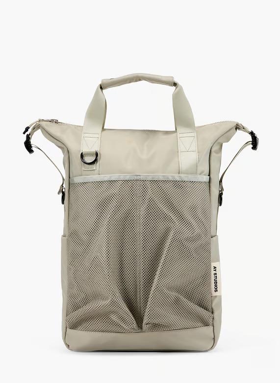 AY Studios Backpack Dusty Green Unisex Rucksack Wasserabweisend beige